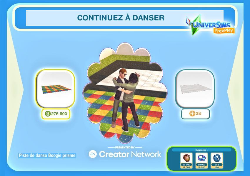 Sims Freeplay  Défi de création  Fête de la Fierté de Simville Continuez à danser .jpg
