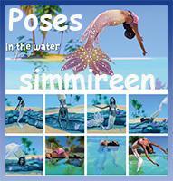 simmireen, in the water, poses, cc sims4, poses sims4,coin des cc, Luniversims.fr, sirenes poses, mer poses sims4.jpg