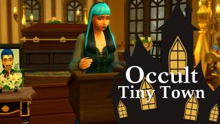 Deuil et pouvoirs de fantôme ✨ | Occult Tiny Town #9 👻 | Les Sims 4