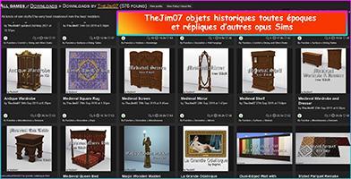 thejim07-historique, opus sims répliques pour Sims4, sims4cc, TS4cc, jeu historique, moyen age,antiquité, statue, chateau cc, luniversims.fr.jpg