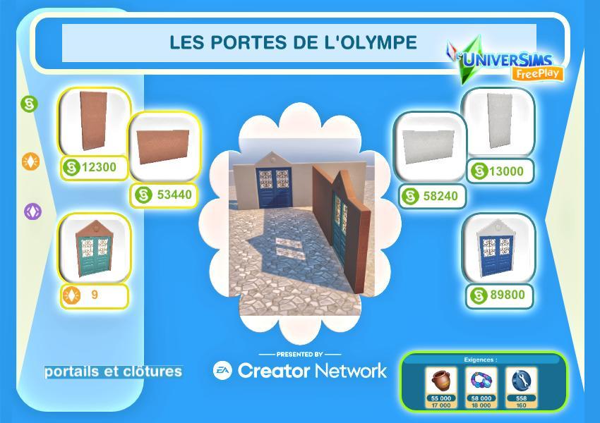Les portes de l'olympe - Sims Freeplay - Défi de création - Presqu'île de Poséidon.jpg