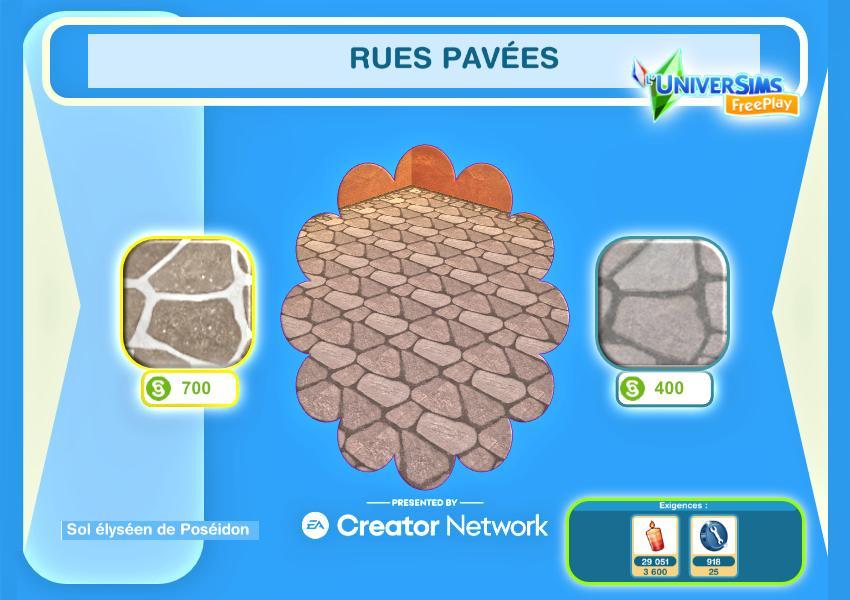 Rues pavées - Sims Freeplay - Défi de création - Presqu'île de Poséidon.jpg