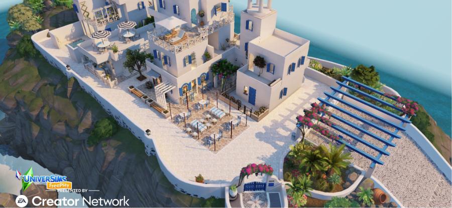 Sims Freeplay - Défi de création - Presqu'île de Poséidon. 2 jpg.jpg
