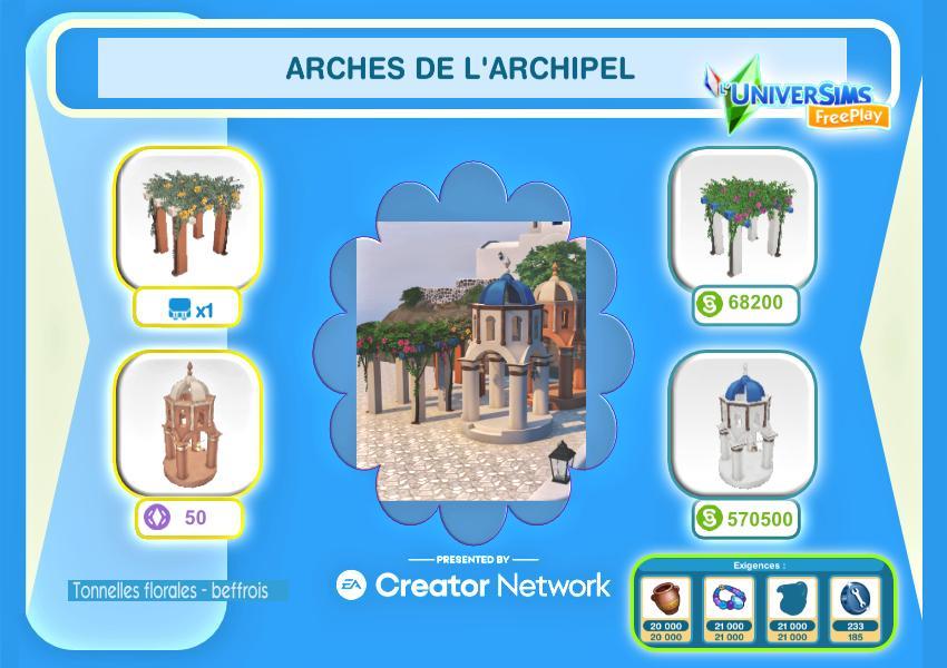 arches de l'archipel - Sims Freeplay - Défi de création - Presqu'île de Poséidon.jpg