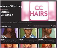 AharrisOObritney-hair cc colletion, coiffures colletion complete, cc du net, coin des cc, feminin, masculin, TS4cc, .jpg