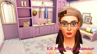 Découverte des kits Maquillage glamour💄 et Entrée bien rangée 👒 | Les Sims 4