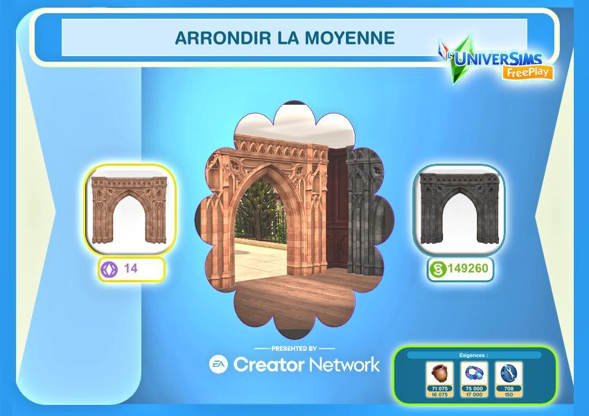 Sims Freeplay - Défi de création- Université- à rénover- ARRONDIR- LA- MOYENNE.jpg