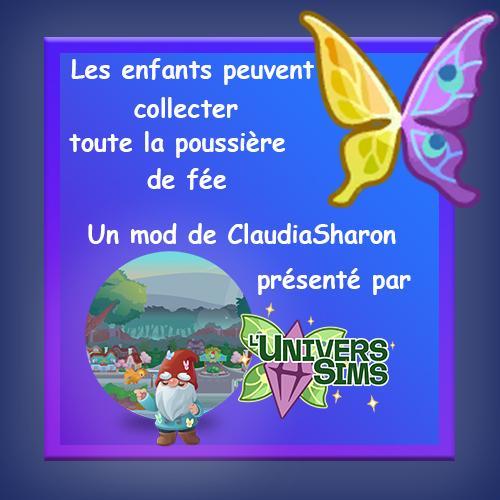 enfant collecte poussière de fée, claudiasharon, mod sims4, overrides, luniversims.fr, poussière de fee, mod nature enchantee.jpg