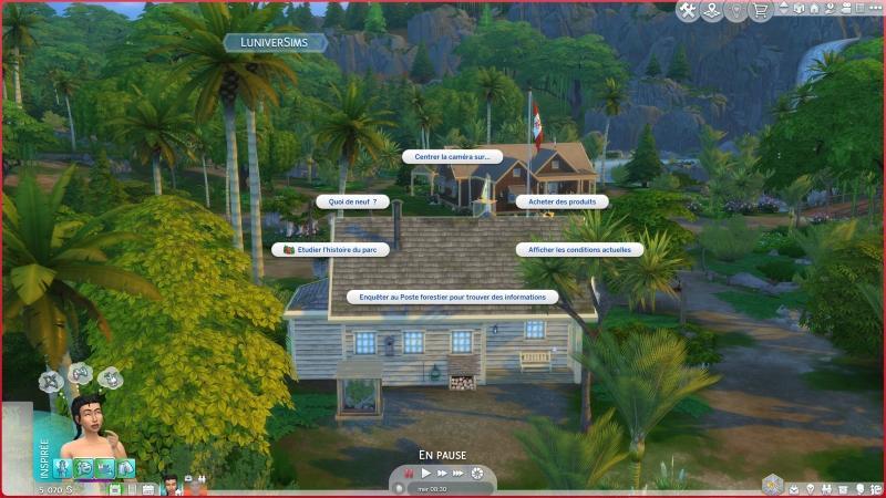 Les-Sims- 4- A- l'aventure - Découvrez le monde de Point Gibbi- garde forestier