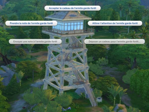 Les-Sims- 4- A- l'aventure - Découvrez le monde de Point Gibbi- l'ermite- bois errants