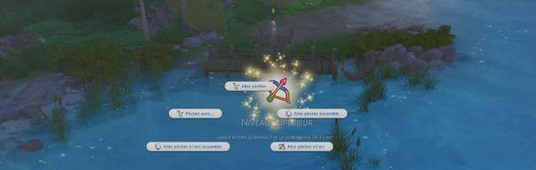 Les-Sims- 4- A- l'aventure - Découvrez le monde de Point Gibbi- pêche-à-l'arc