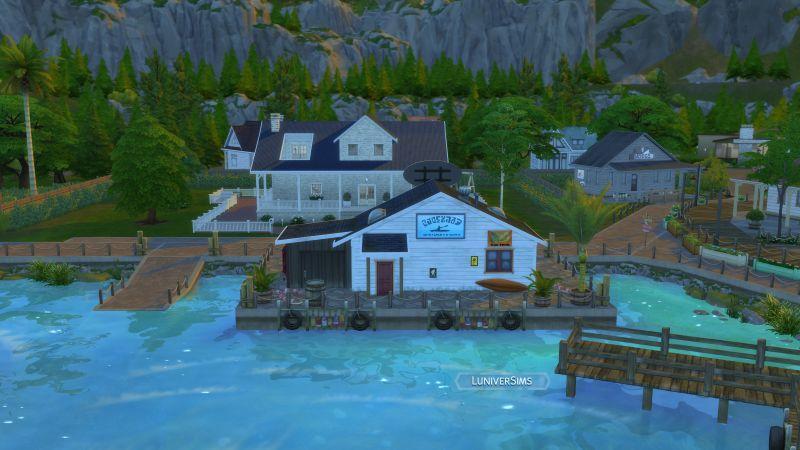 Les-Sims- 4- A- l'aventure - Découvrez le monde de Point Gibbi - Carrefour de la méduse- Belle pagaie