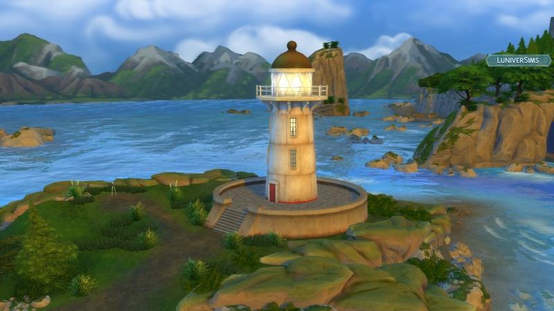 Les-Sims- 4- A- l'aventure - Découvrez le monde de Point Gibbi - Carrefour de la méduse- phare