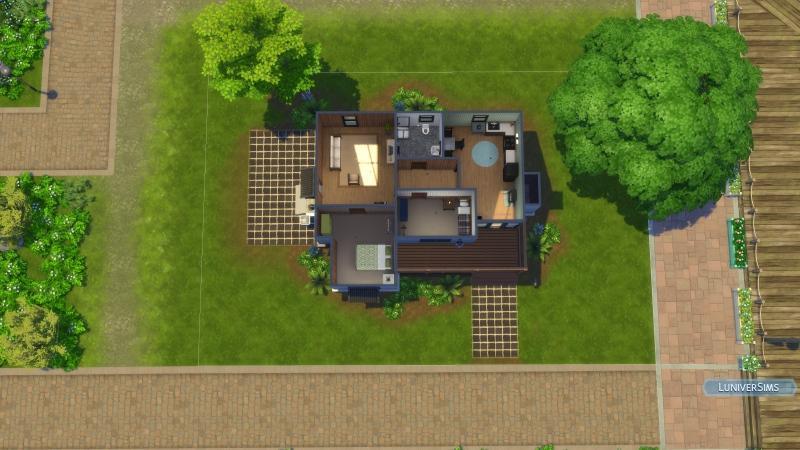 Les- Sims- 4 -A -l'aventure- Découvrez- le monde- de- Point- Gibbi- carrefour-de-la-méduse-maison-de-l'archerie