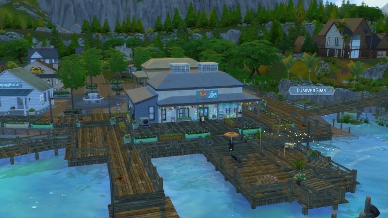 Les-Sims- 4- A- l'aventure - Découvrez le monde de Point Gibbi - Carrefour de la méduse- Papi et maché