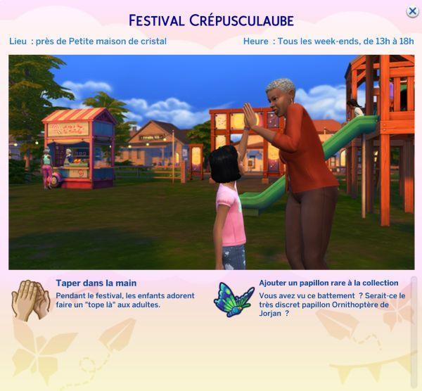 Les-Sims- 4- A- l'aventure - Découvrez le monde de Point Gibbi - La vallée de cristal- festival crepusculaube