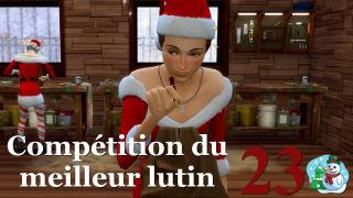 Compétition du meilleur lutin de Noël 💪🏻 | #23 Calendrier de l’avent 🎄 | Les Sims 4