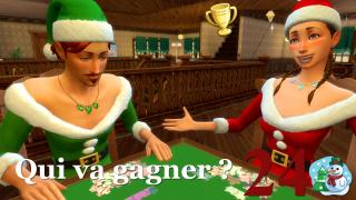 Qui remportera la compétition ? 🎁🎉 | #24 Calendrier de l’avent 🎄 | Les Sims 4