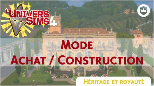Plus d’informations sur «&nbsp;Les Sims 4 Héritage et Royauté : Mode Achat et Construction&nbsp;»
