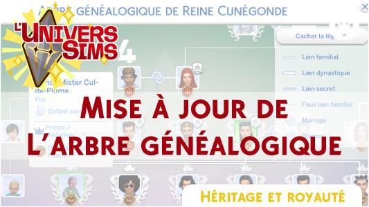 Plus d’informations sur «&nbsp;Les Sims 4 Héritage et Royauté : Mise à jour de l'arbre généalogique&nbsp;»