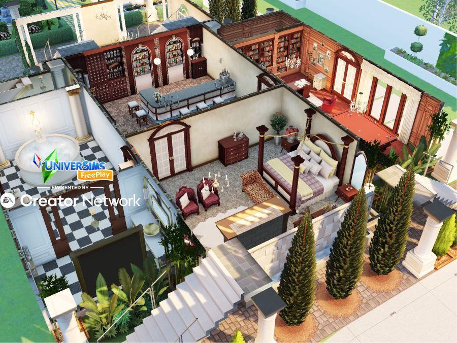 Sims Freeplay - Défi de création - L'alibi Alto-maison3.jpg