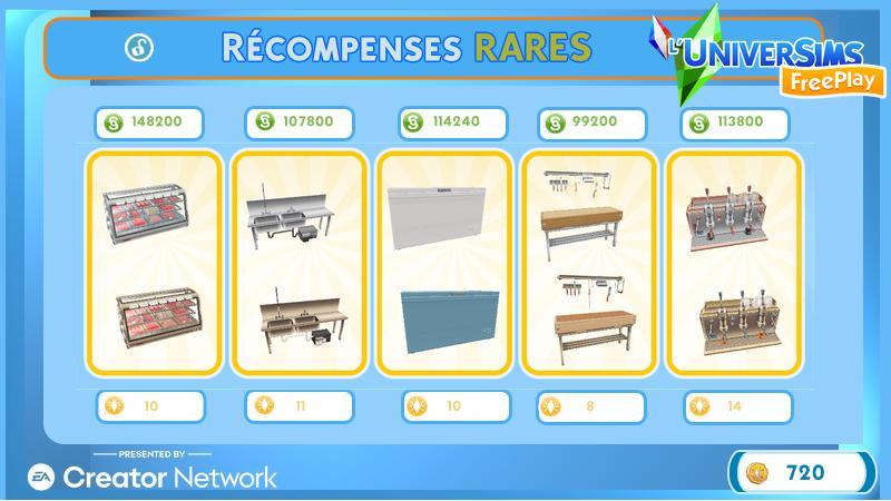 Sims Freeplay - L'île de l'influence Saison 83 - Epicerie sous surveillance- récompenses- rares.jpg
