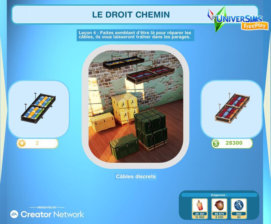 Sims Freeplay - Défi de création - L'espion qui m'a aidé- Le droit -chemin.jpg