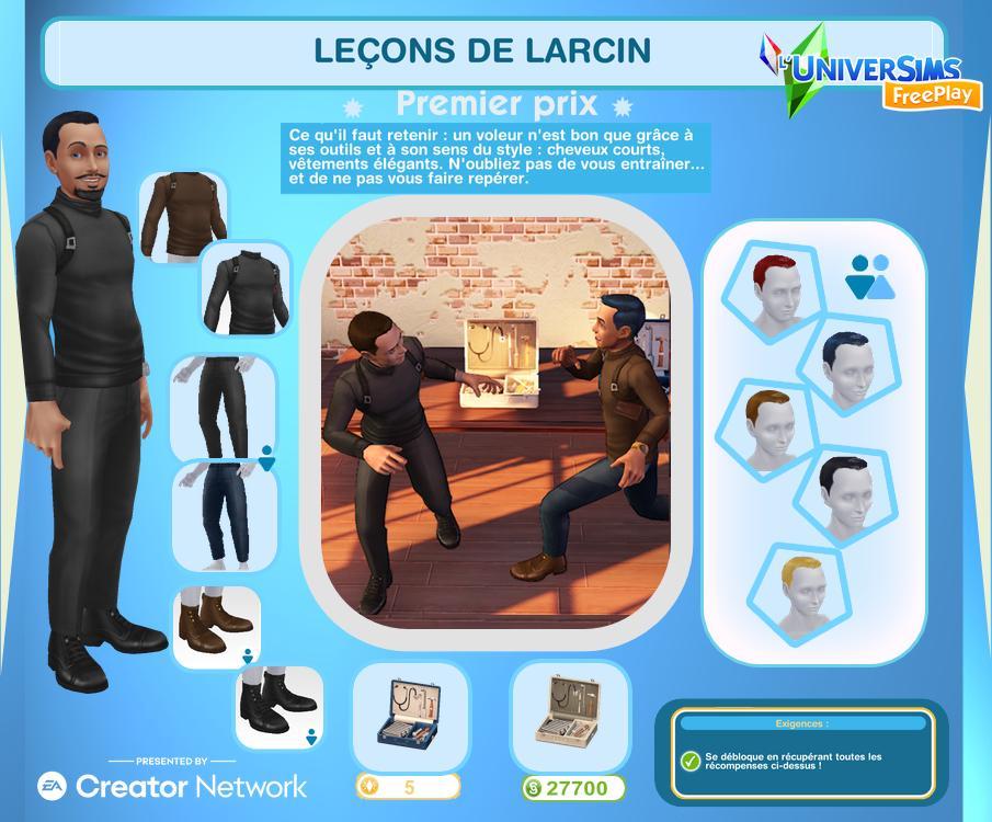 Sims Freeplay - Défi de création - L'espion qui m'a aidé-leçons de larcin- jpg.jpg