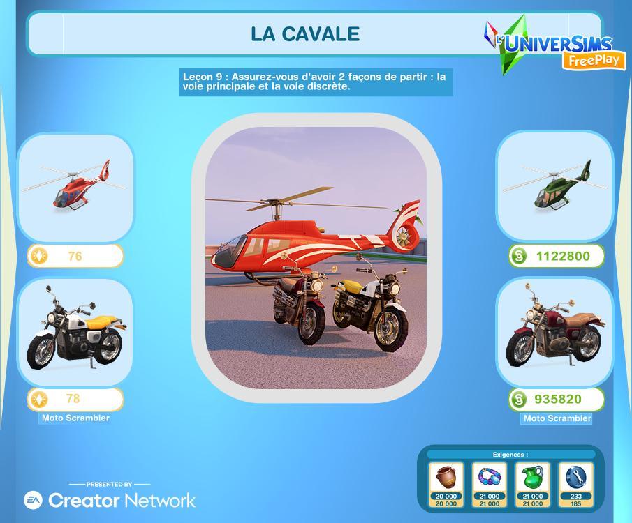 Sims Freeplay - Défi de création - L'espion qui m'a aidé-motif-la-cavale .jpg