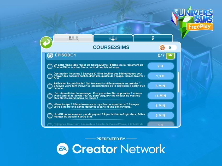 Sims Freeplay - Course2Sims Saison 112 -Archives-royales-missions (2).jpg