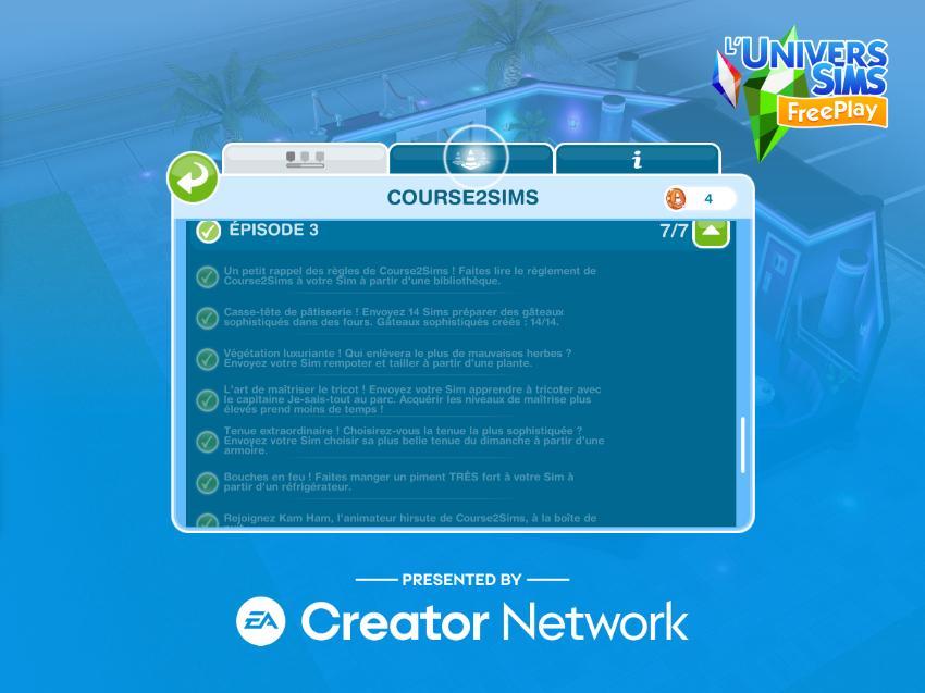 Sims Freeplay - Course2Sims Saison 112 -Archives-royales-missions (4).jpg