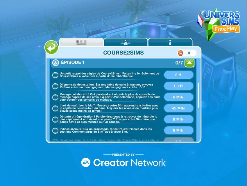 Sims Freeplay - Course2Sims Saison 117 - Conspirations de curiosités-EP1M.jpg