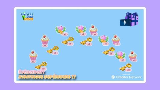 Plus d’informations sur «&nbsp;Sims Freeplay - Evènement Avantages supérieurs N°17&nbsp;»