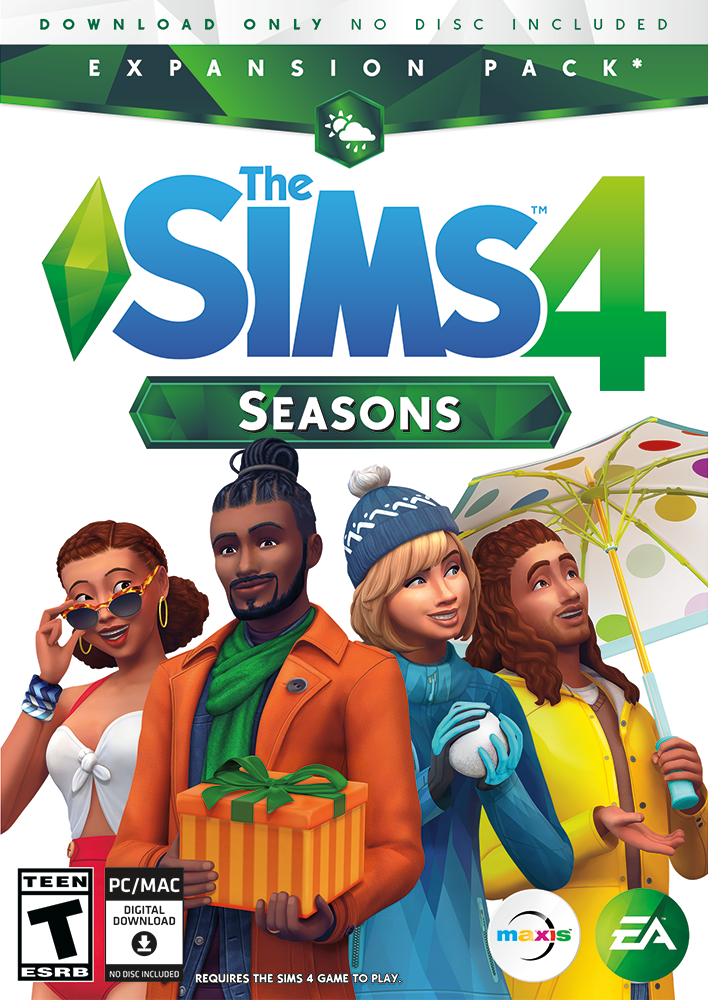 Les Sims 4 - Saisons - Addon EP05 : Logos, Renders, Artwork