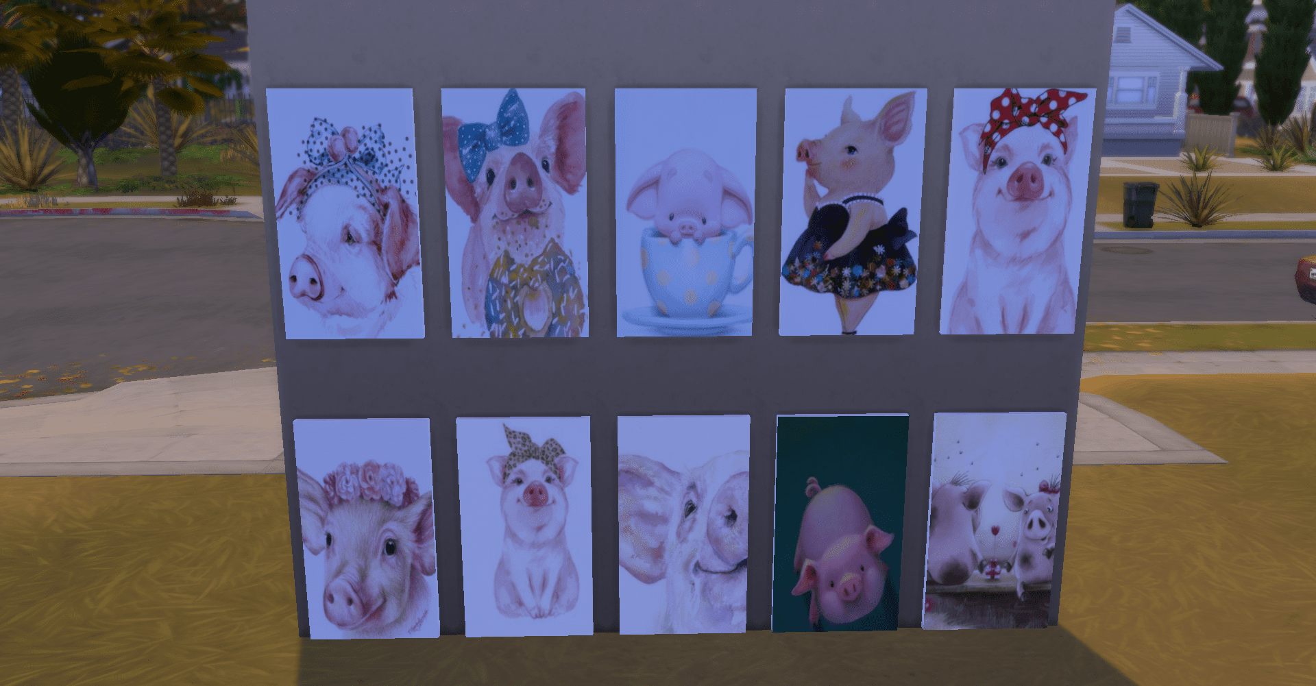 Painting sans cc cochons