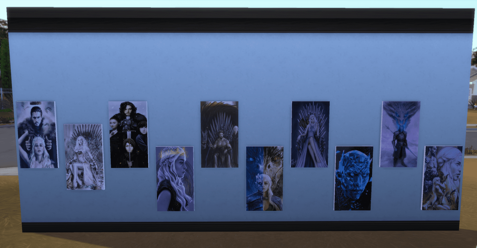 Painting sans cc game of throne