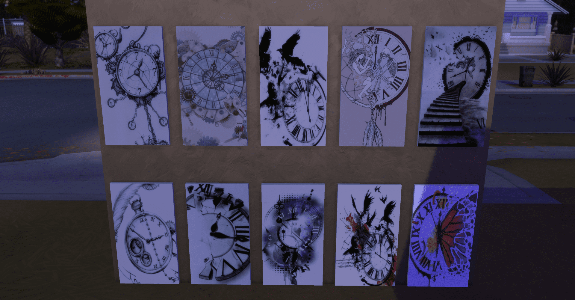 Painting sans cc horloge
