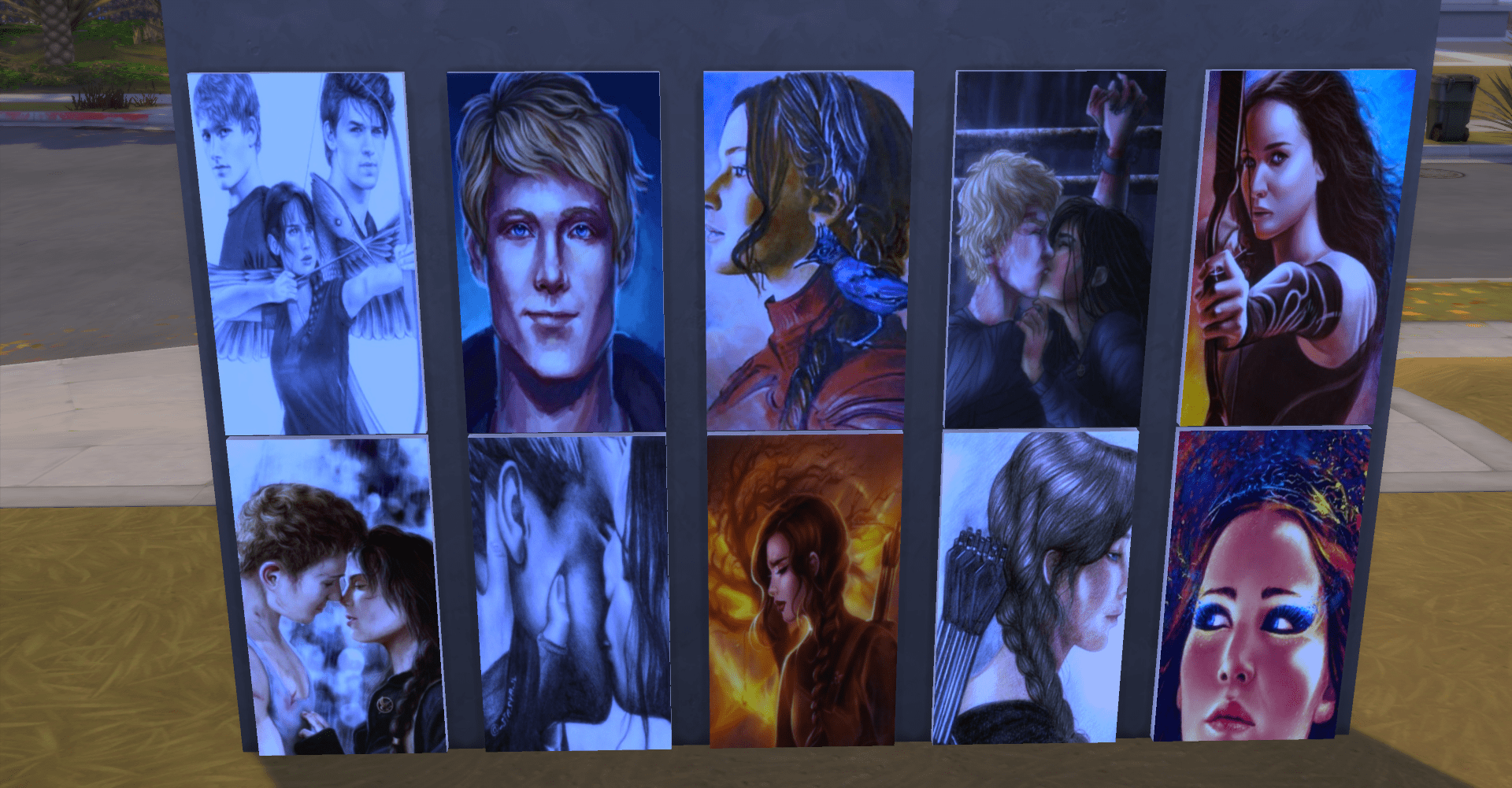 Painting sans cc hunger games