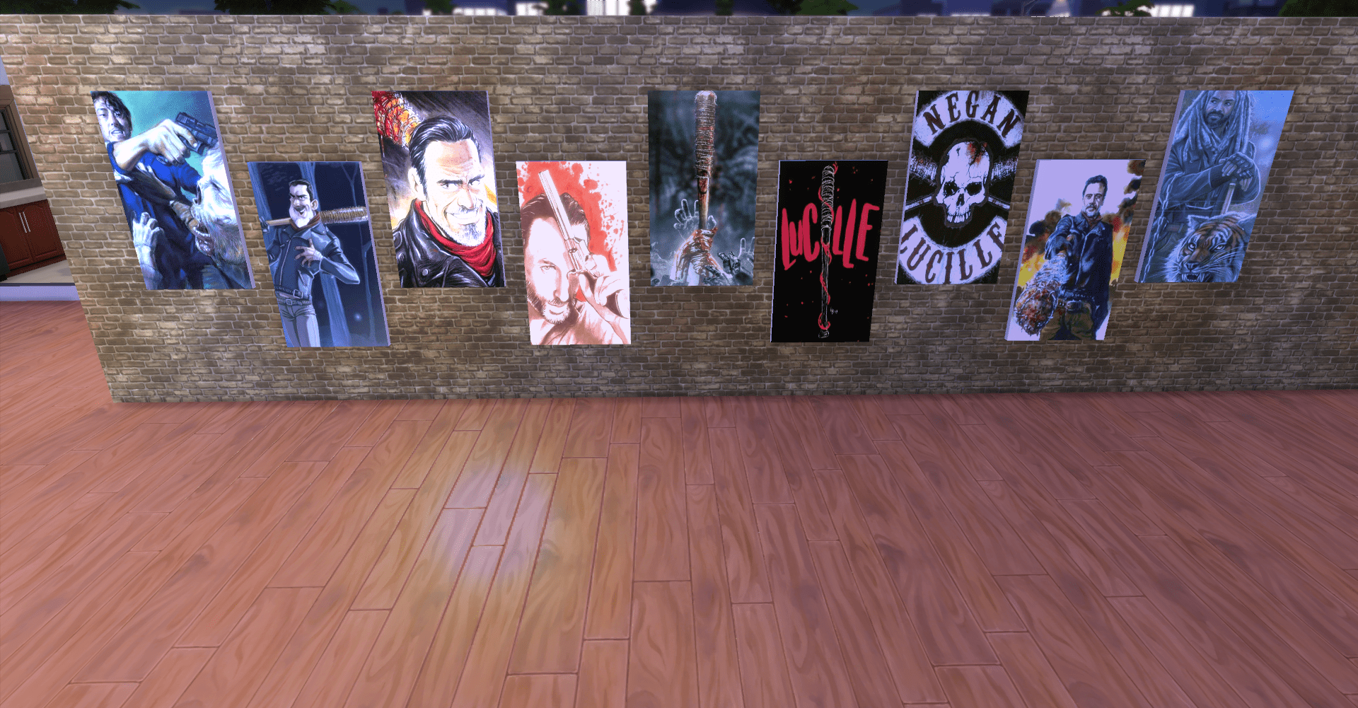 Painting sans cc walking dead