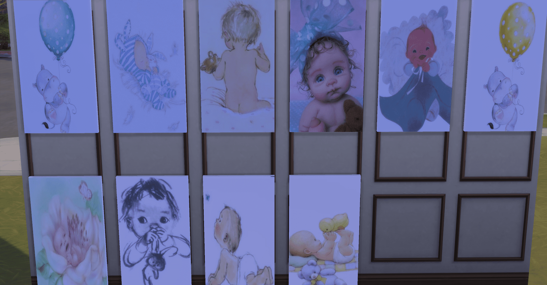 Painting sans cc chambre de bébé
