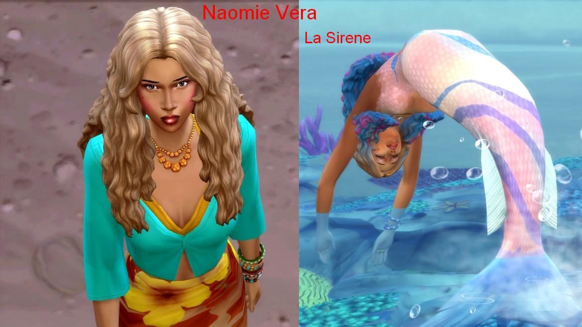 Naomie Vera.. La sirene .. (Mermaid challenge)