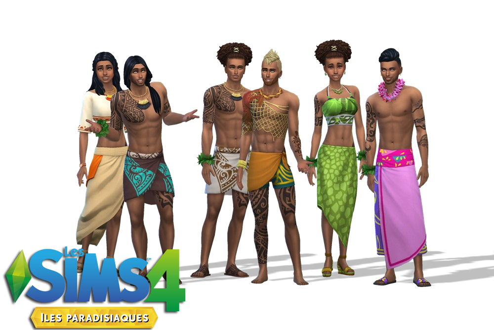 Rahatéia Islander Family