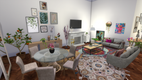 Plus d’informations sur «&nbsp;Grand appartement type "Parisien" (pièce 1 : entrée / salon / cuisine)&nbsp;»