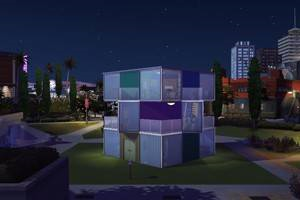 Rubik's cube house