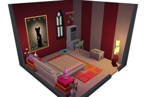 Chambre rose