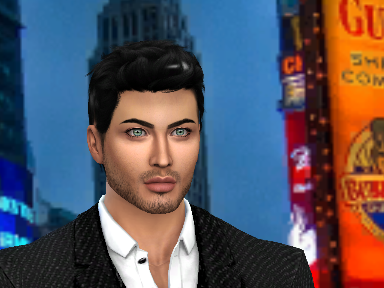 Sims 4 Game. Jordan Webster Male sim