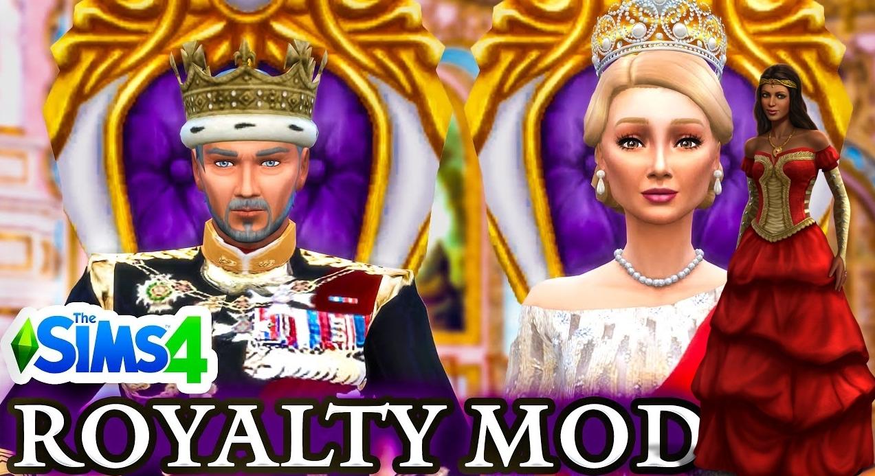 Sims 4 Game. Royal family  mod pack.