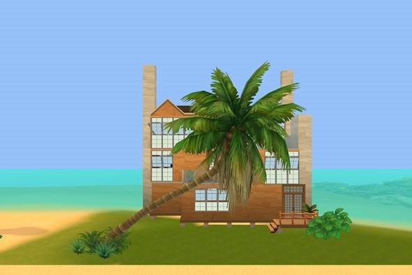 Casarão na praia