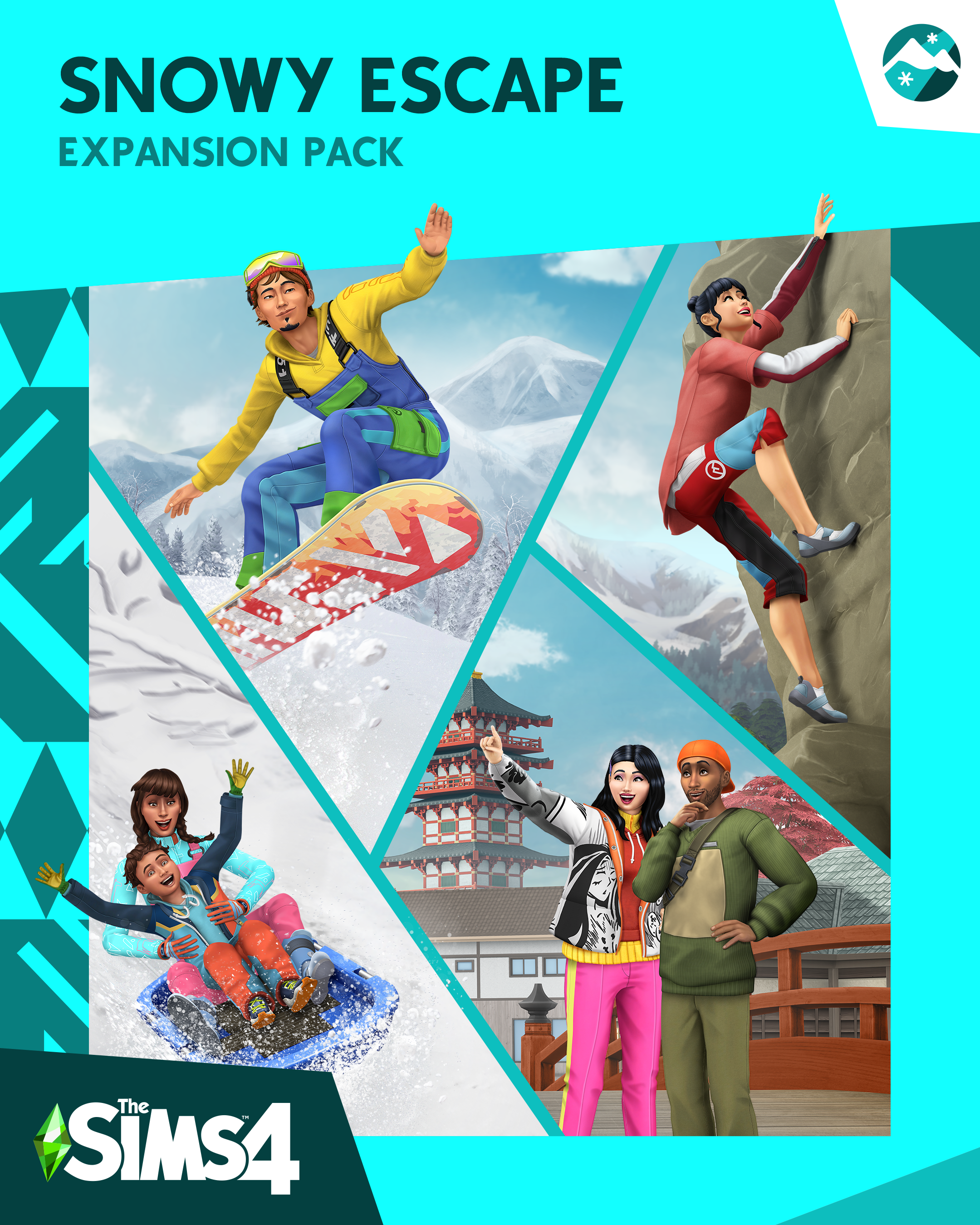 Les Sims 4 - Escapade Enneigée - Pack Extension - Addon EP10 : Logos, Renders, Artwork
