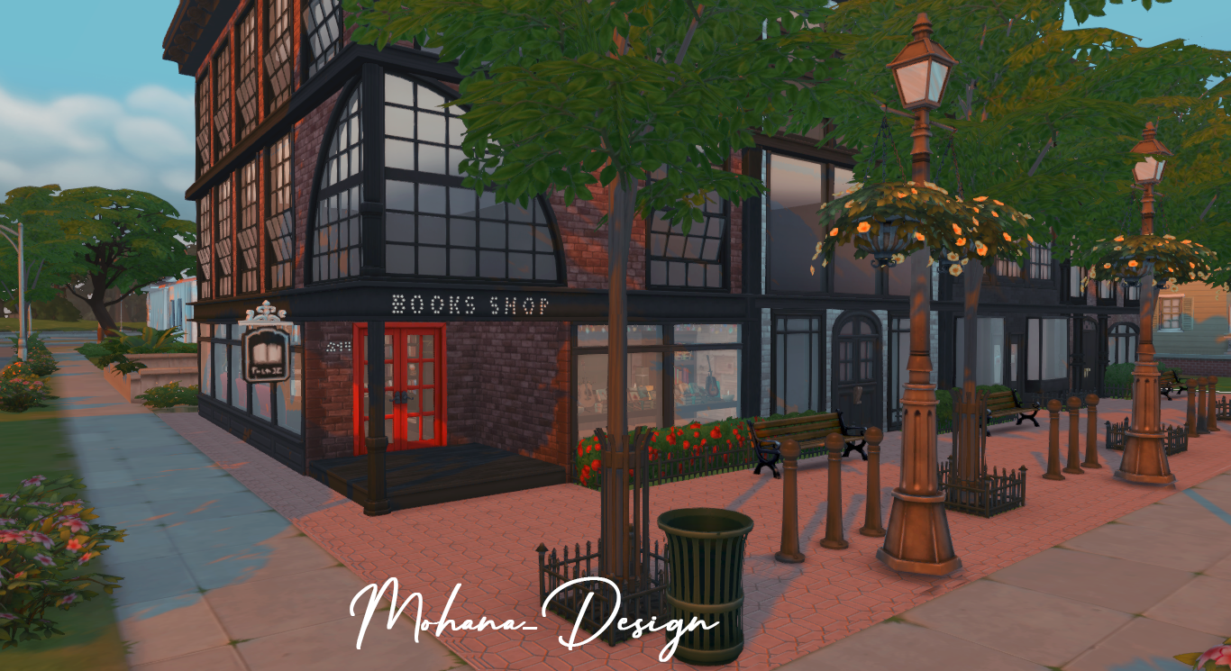 Books Shop + Shopping District